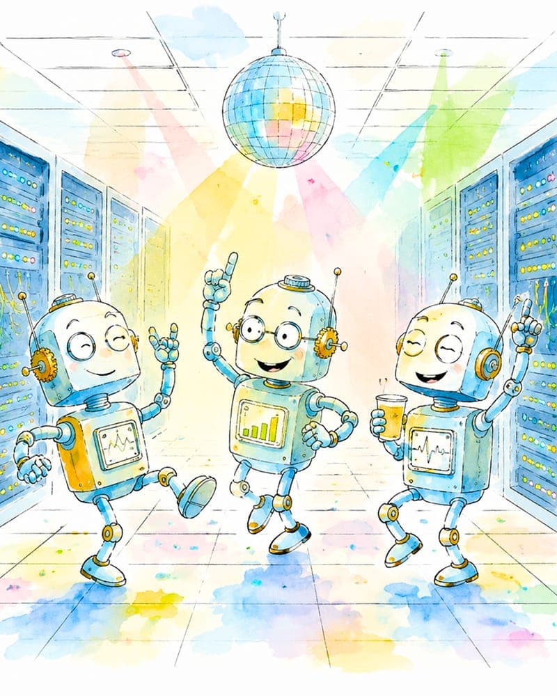 Watercolour illustration representing securing AI